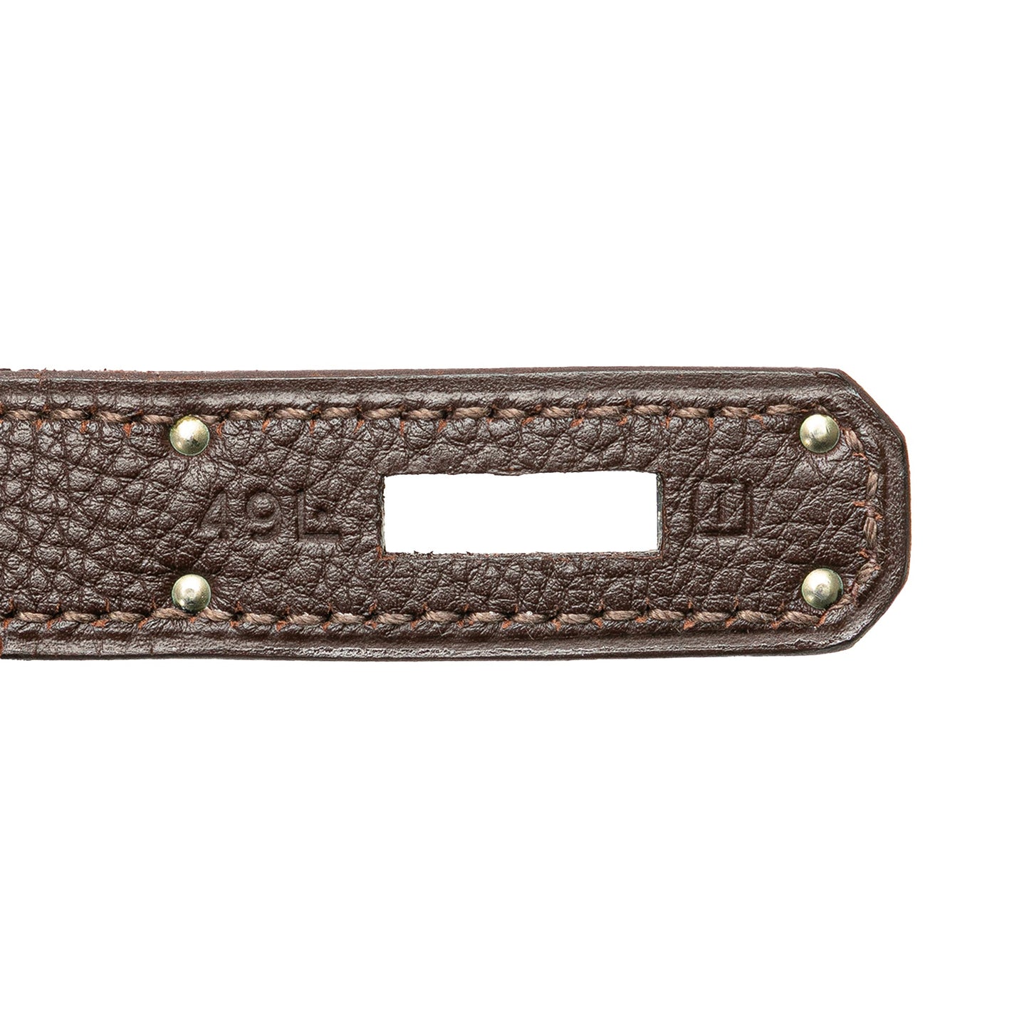 Hermès Special Order Bicolor Togo Verso Birkin Retourne 35 Brown