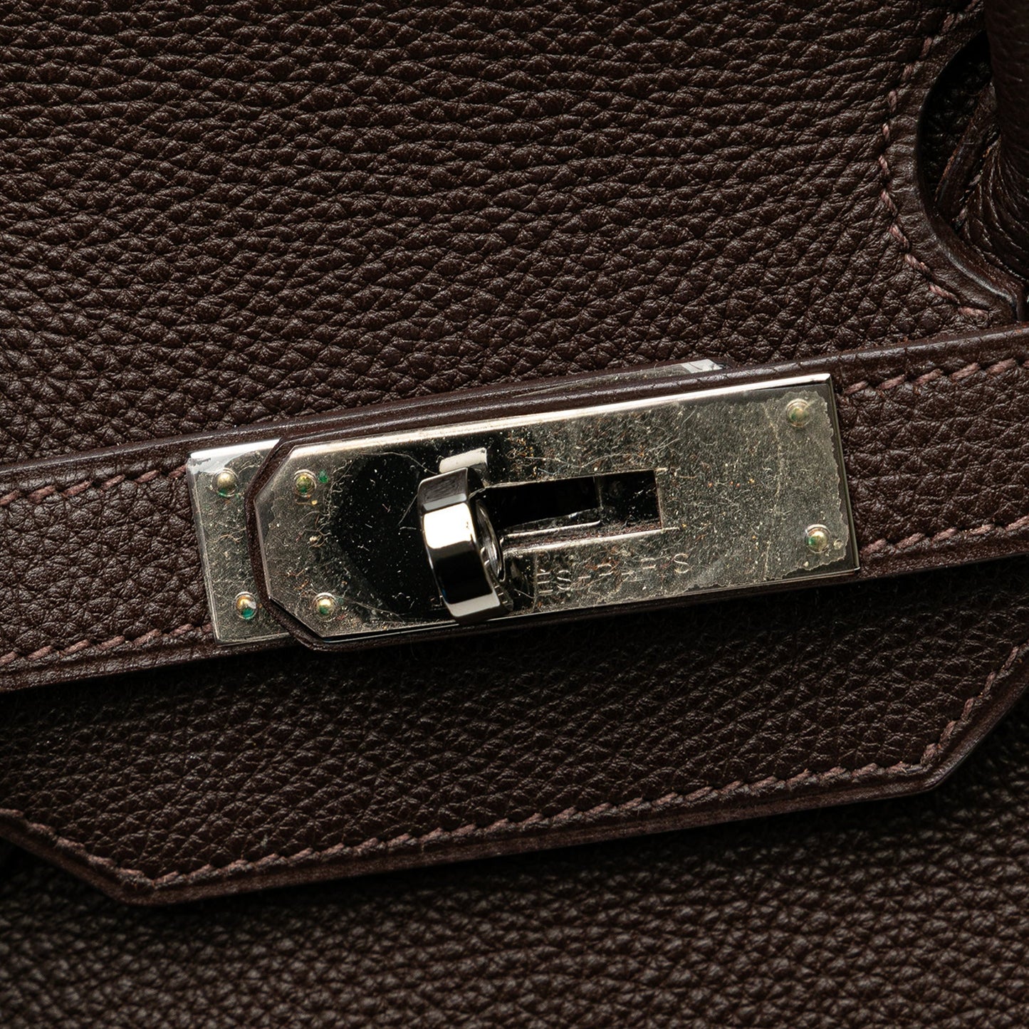 Hermès Special Order Bicolor Togo Verso Birkin Retourne 35 Brown