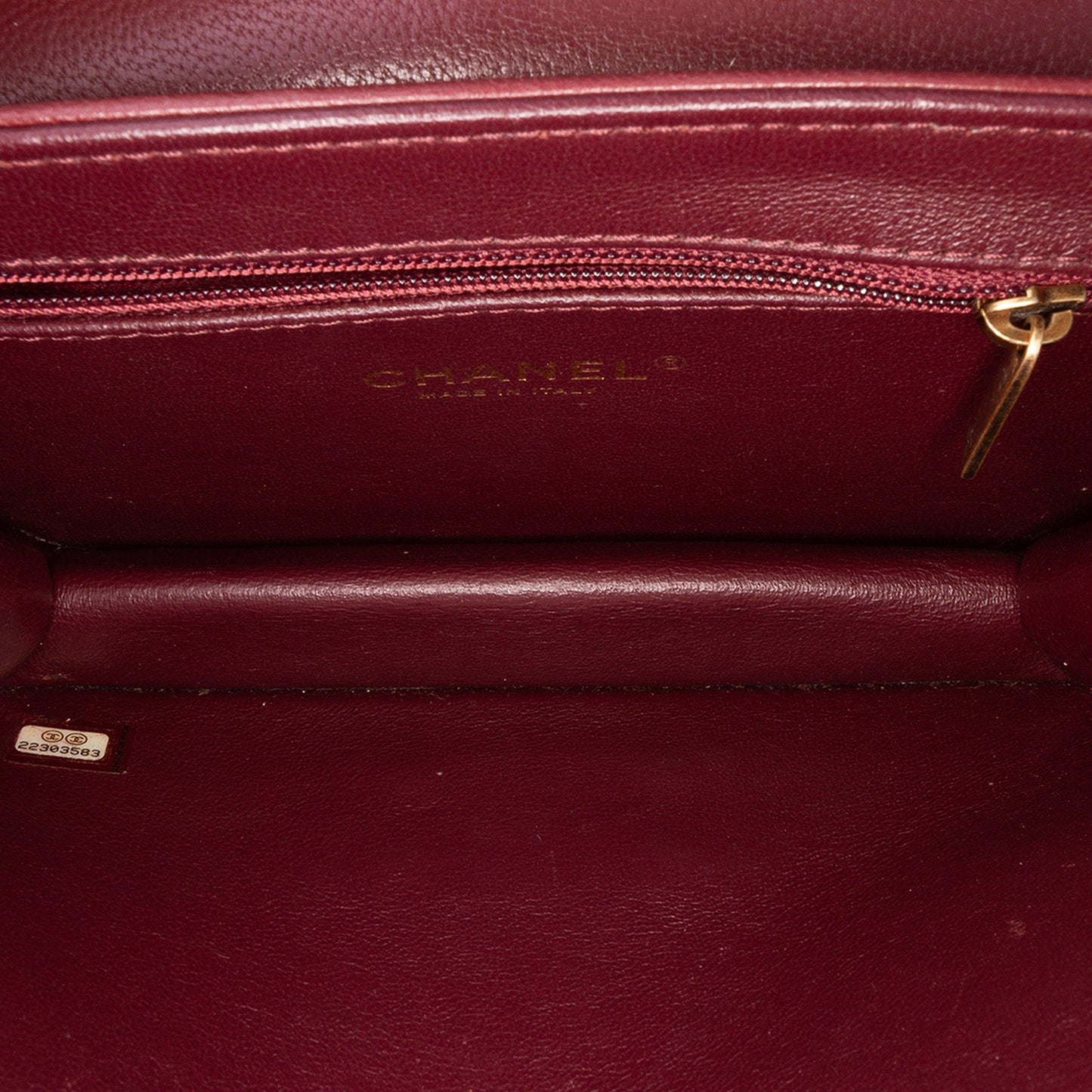 Chanel Mini Lambskin Beauty Lock Flap Red