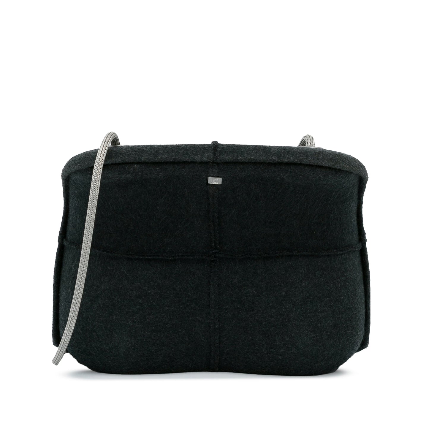 Chanel Wool Limited Edition Crossbody Bag Black