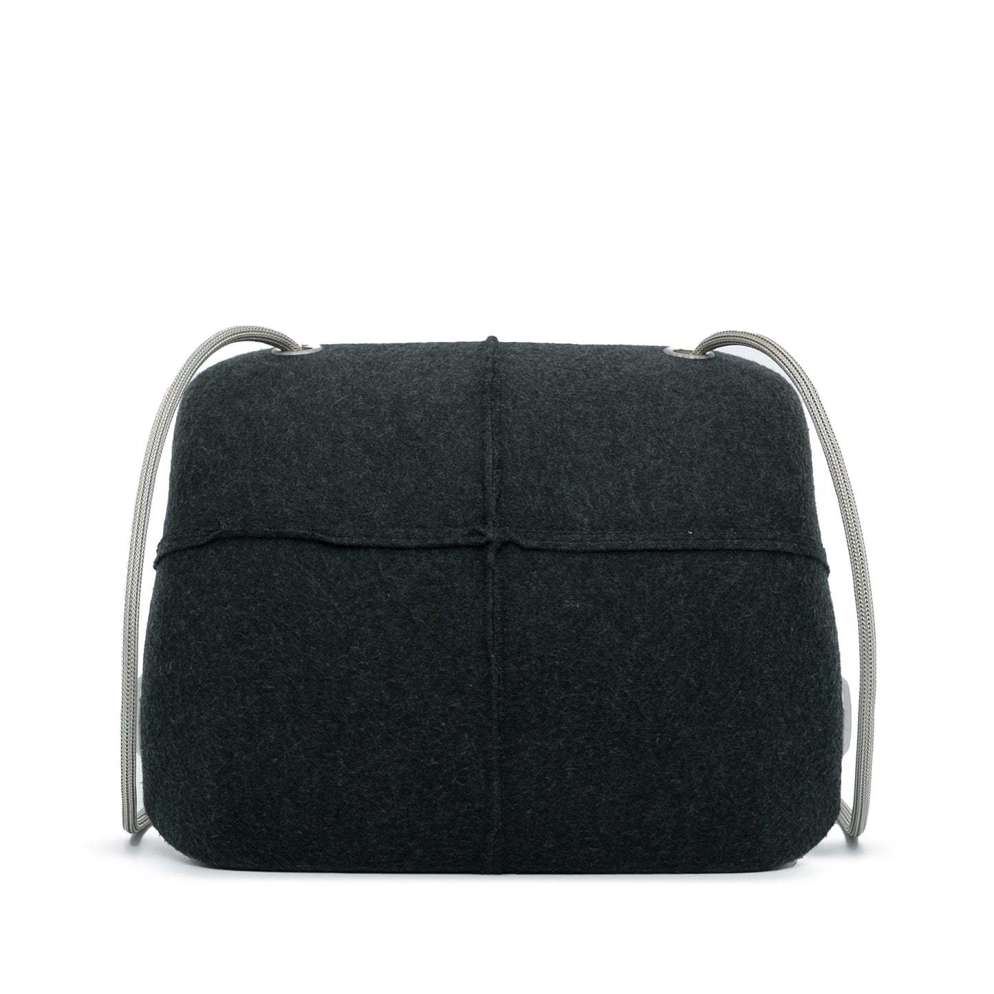 Chanel Wool Limited Edition Crossbody Bag Black
