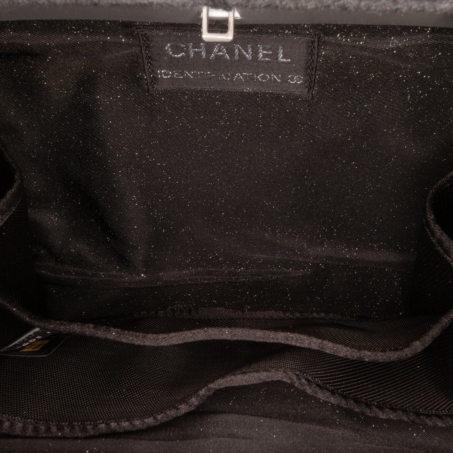 Chanel Wool Limited Edition Crossbody Bag Black