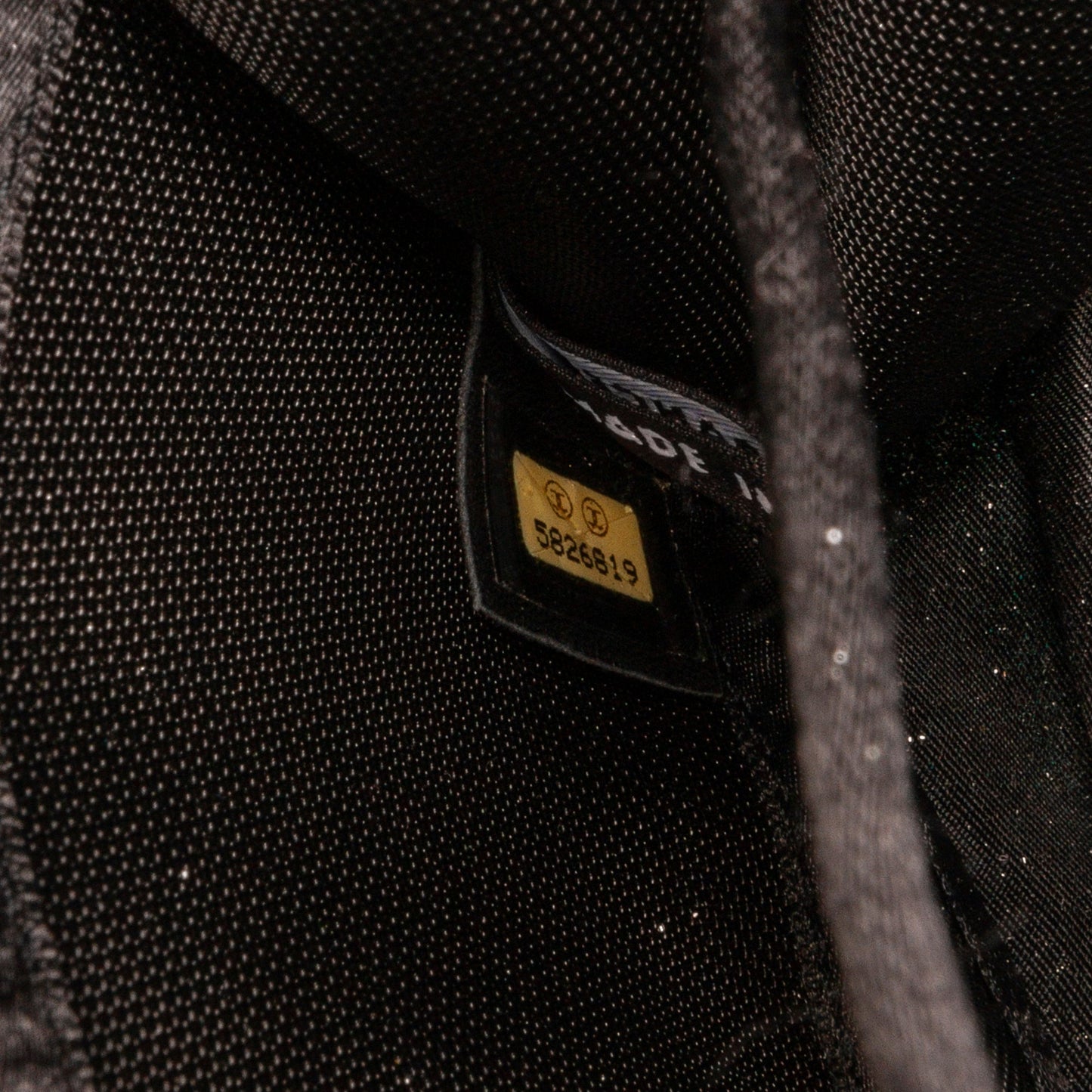 Chanel Wool Limited Edition Crossbody Bag Black