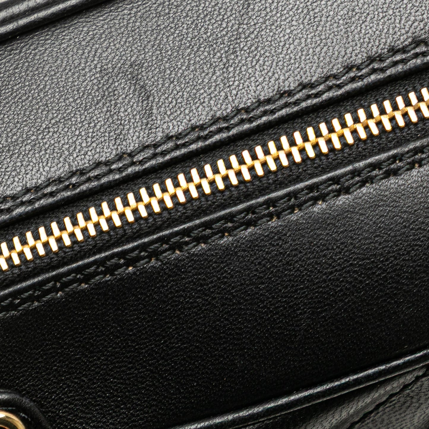 Chanel CC Chevron Lambskin Camera Shoulder Bag Black