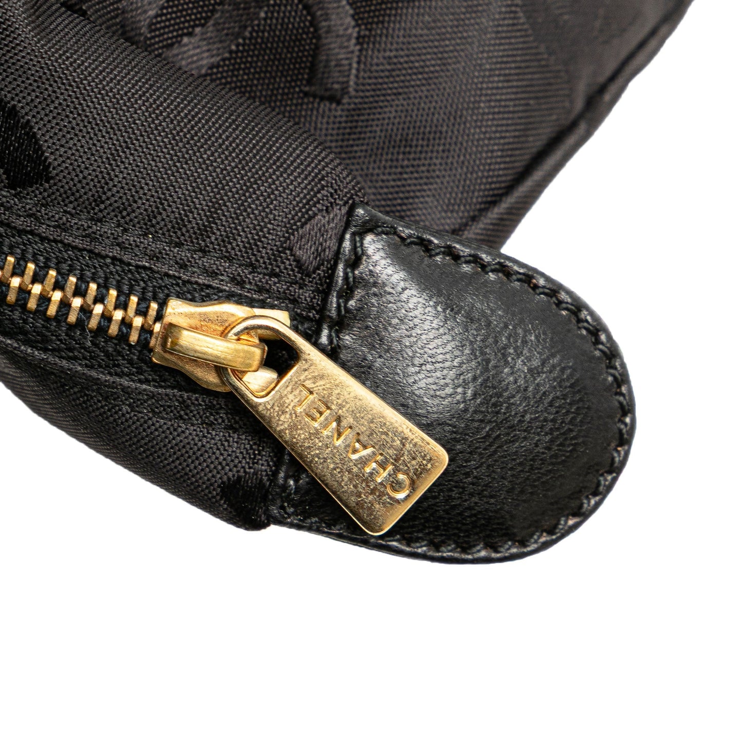 Chanel CC Chevron Lambskin Camera Shoulder Bag Black