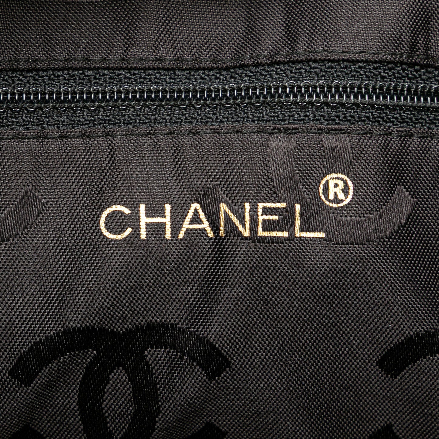 Chanel CC Chevron Lambskin Camera Shoulder Bag Black