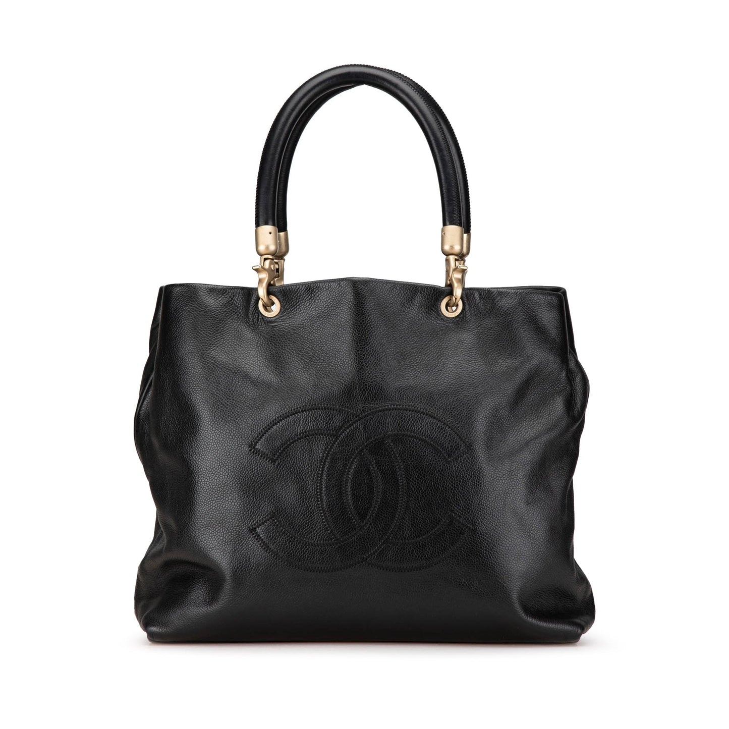 Chanel CC Caviar Tote Black