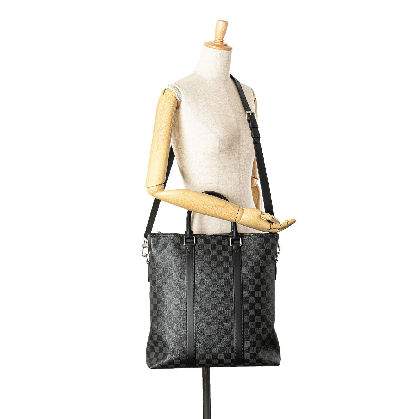 Louis Vuitton Damier Graphite Anton Tote Black
