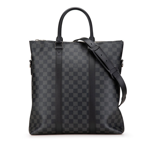 Louis Vuitton Damier Graphite Anton Tote Black