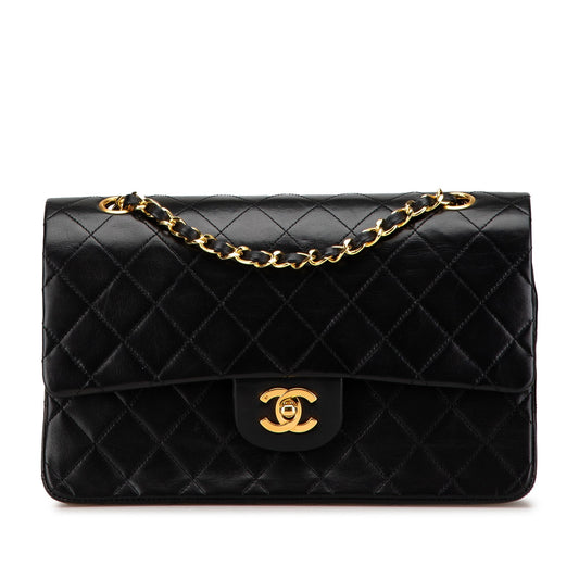 Chanel Medium Classic Lambskin Double Flap Black