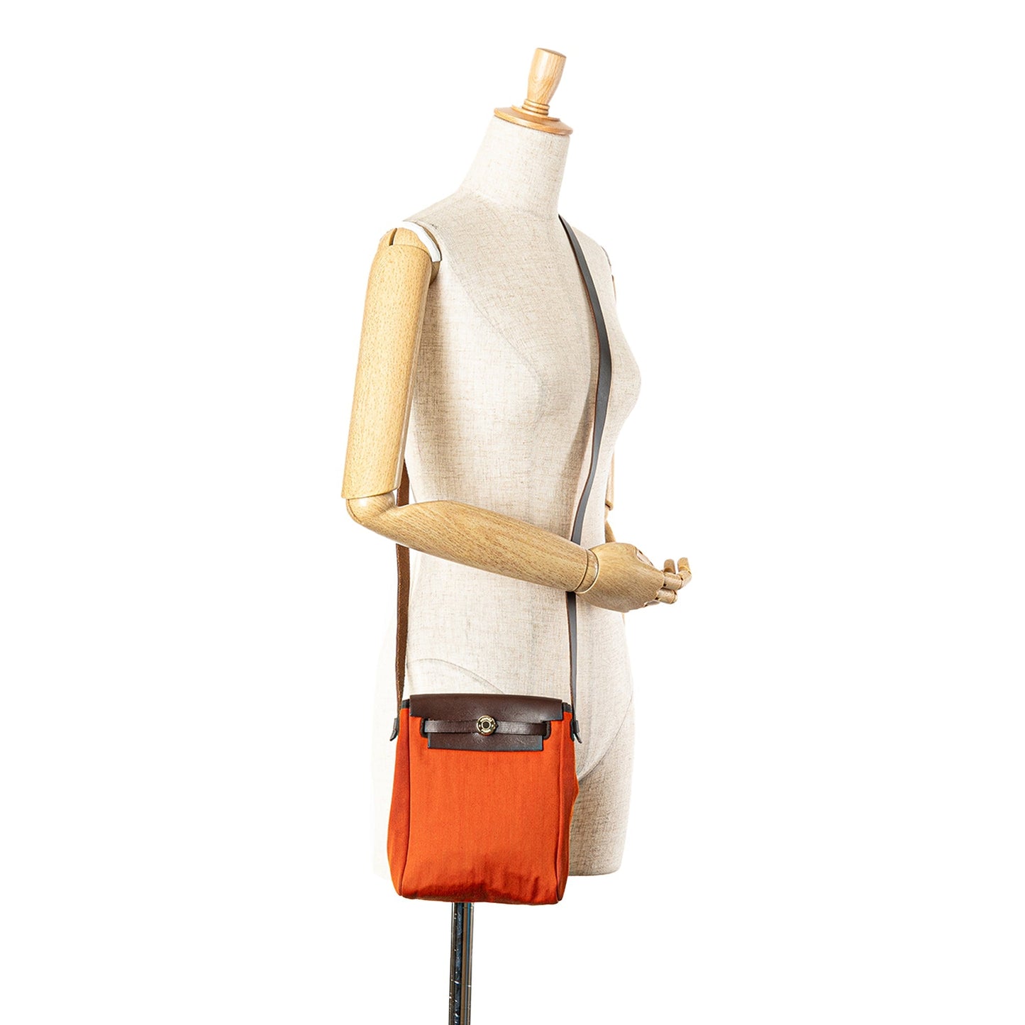 Hermès Toile Herbag TPM Orange