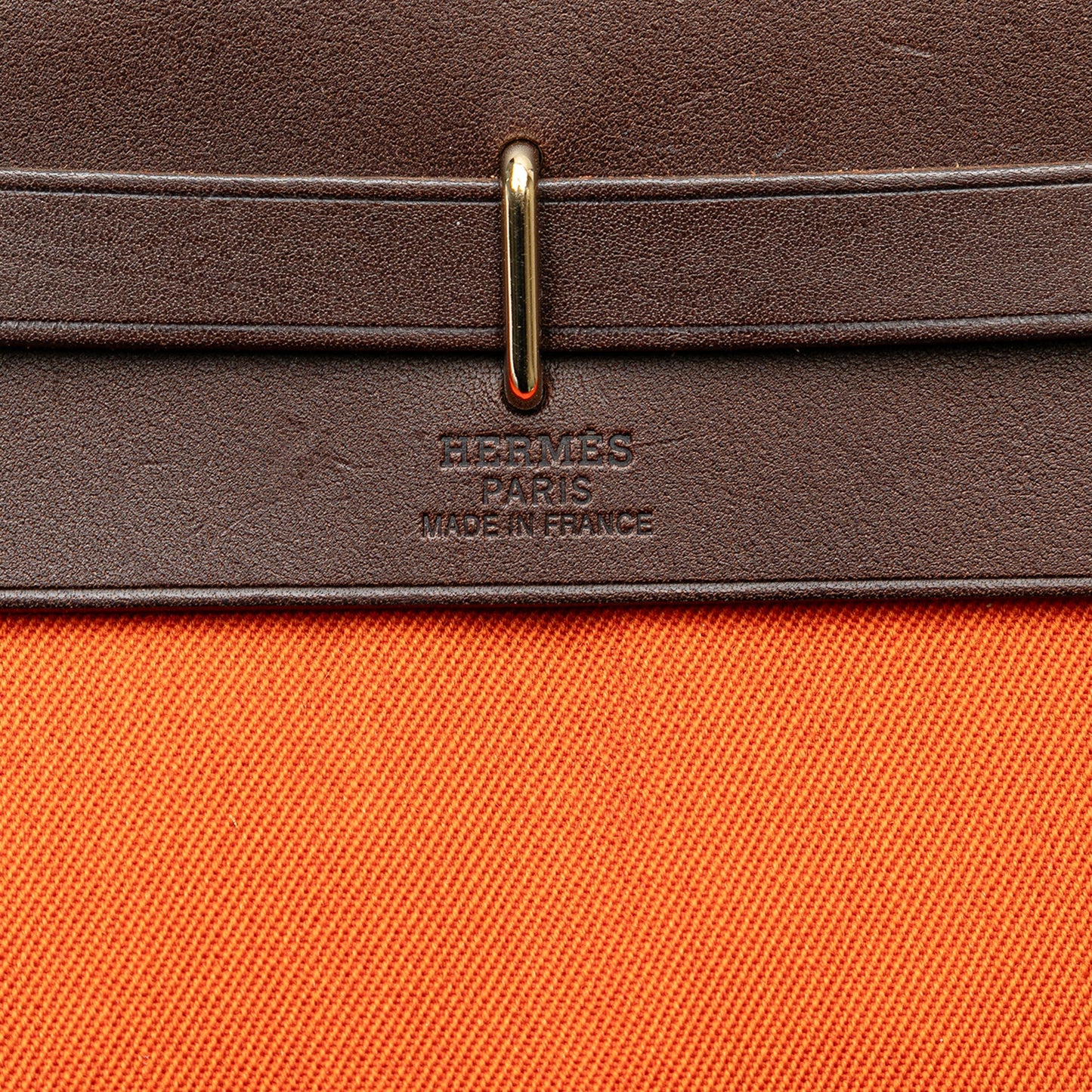 Hermès Toile Herbag TPM Orange