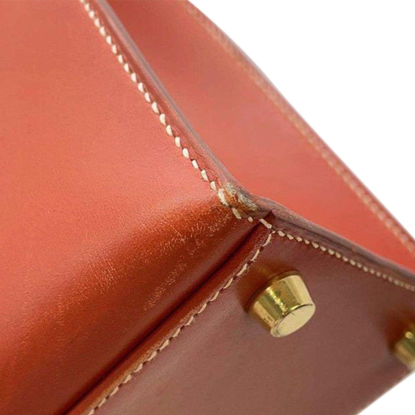 Hermès Box Calf Kelly Sellier 32 Brown