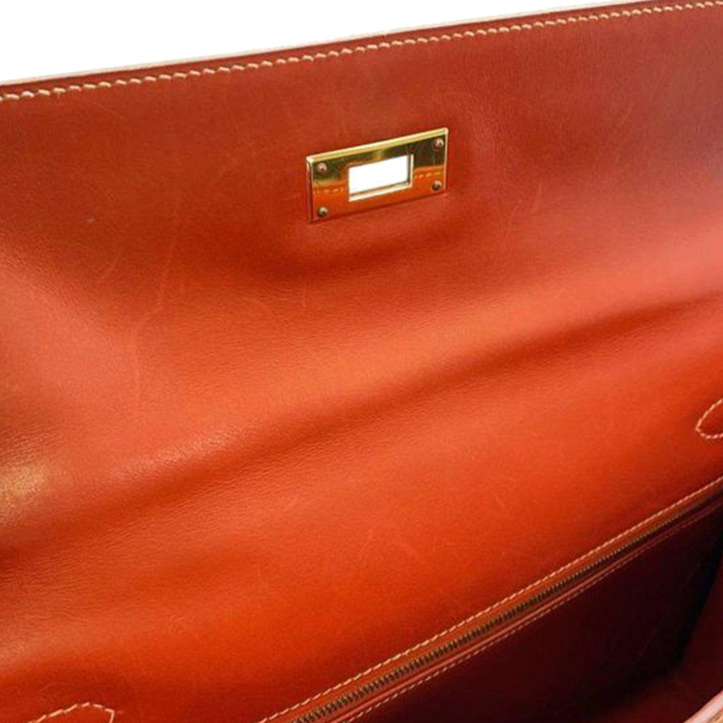 Hermès Box Calf Kelly Sellier 32 Brown