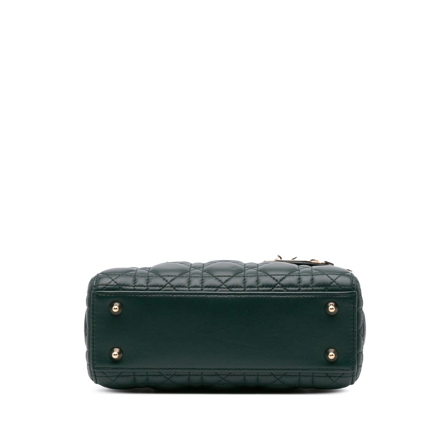 Dior Small Lambskin Cannage My ABCDior Lady Dior Green