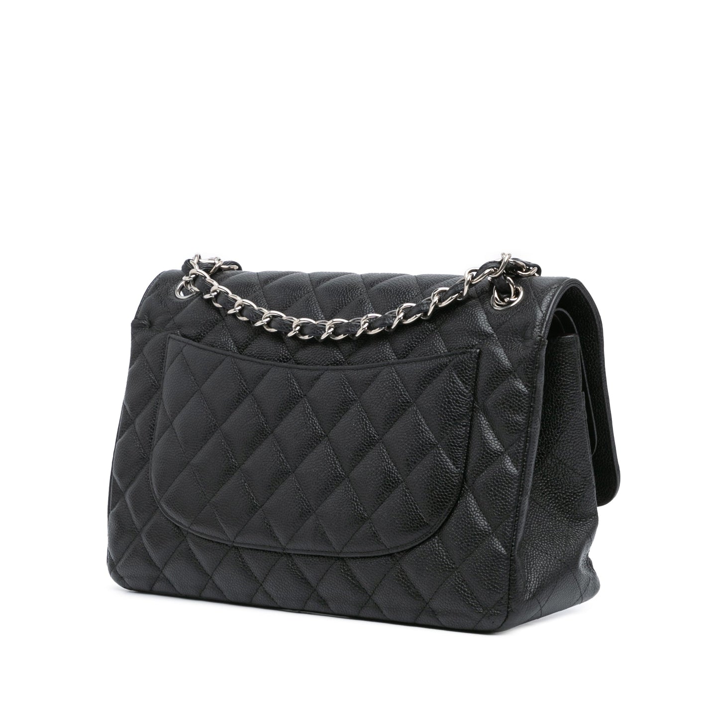 Chanel Jumbo Classic Caviar Double Flap Black