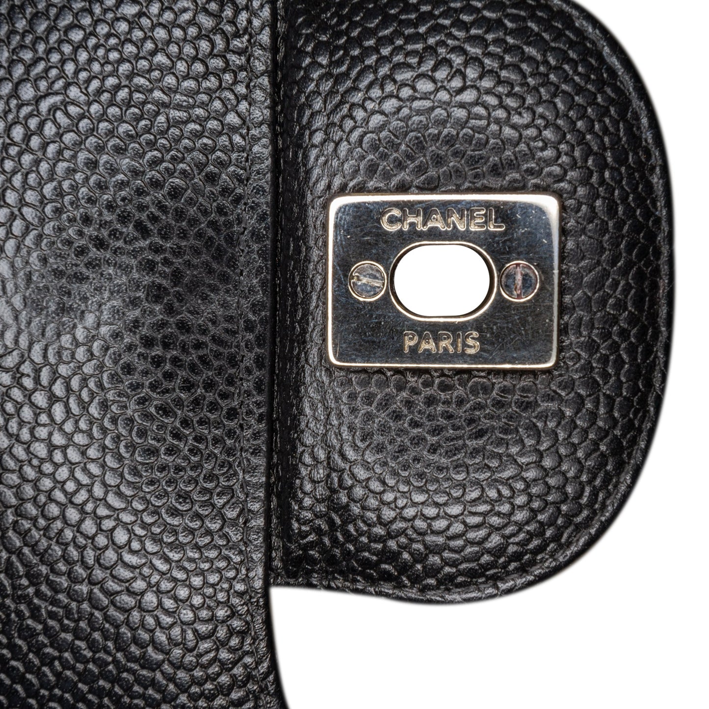 Chanel Jumbo Classic Caviar Double Flap Black