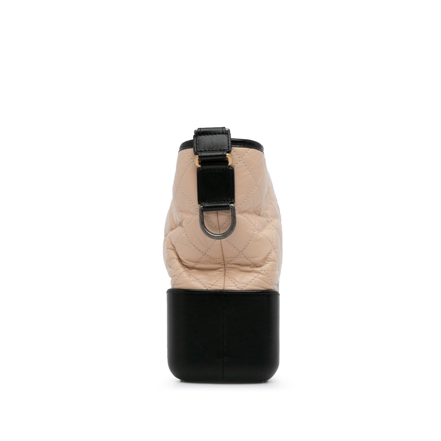 Chanel Medium Bicolor Lambskin Gabrielle Crossbody Brown