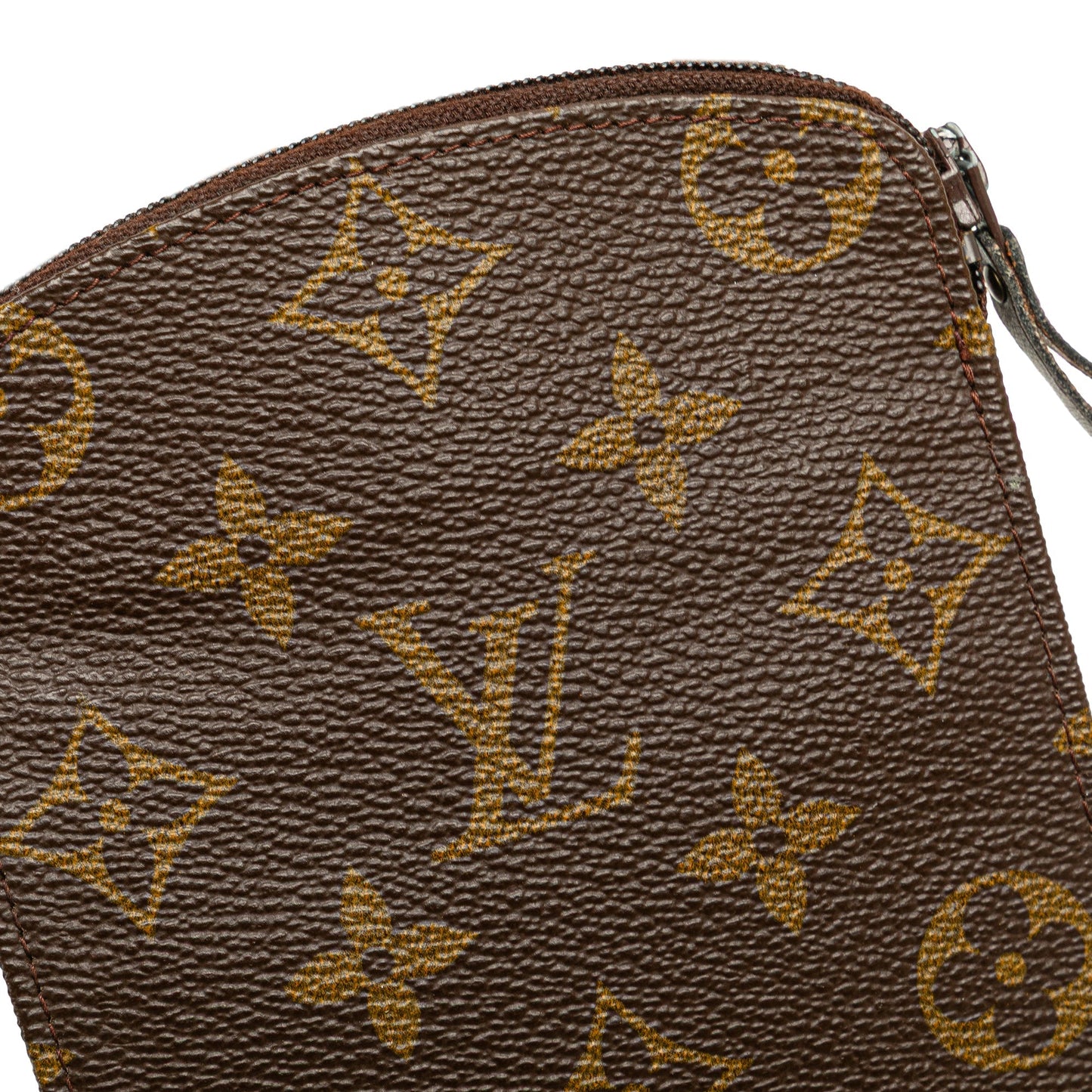 Louis Vuitton Monogram Pochette Secret Passport Holder Brown