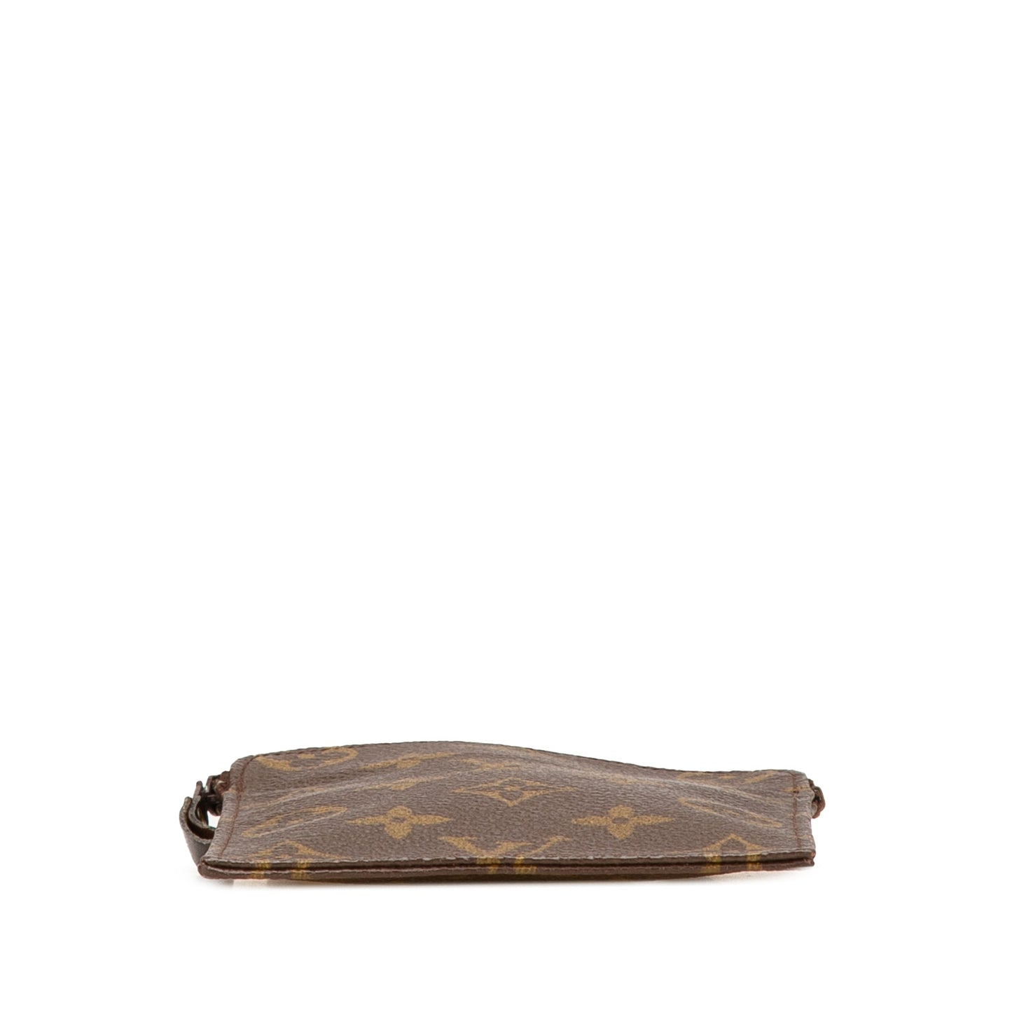 Louis Vuitton Monogram Pochette Secret Passport Holder Brown
