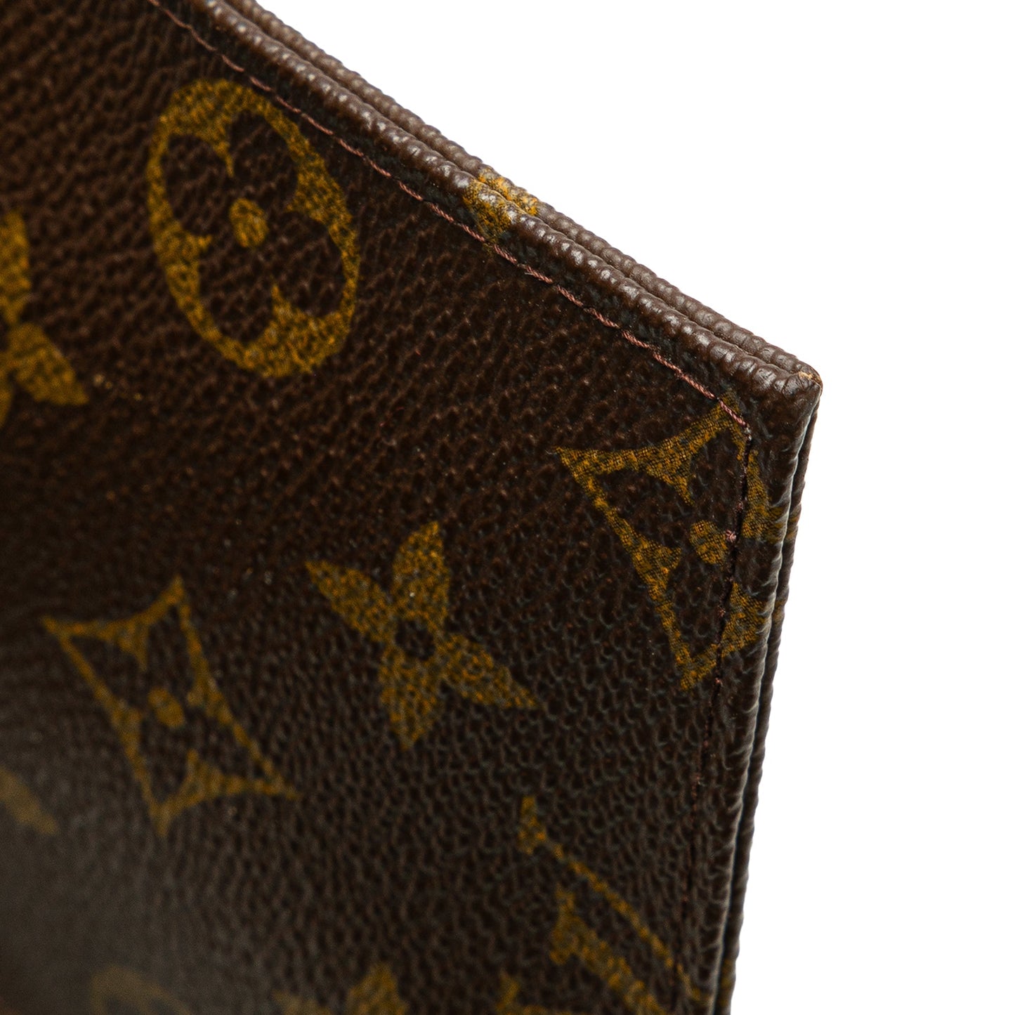 Louis Vuitton Monogram Pochette Secret Passport Holder Brown