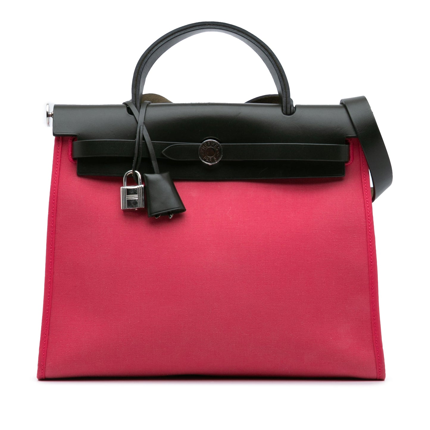 Hermès Toile Herbag Zip 31 Pink