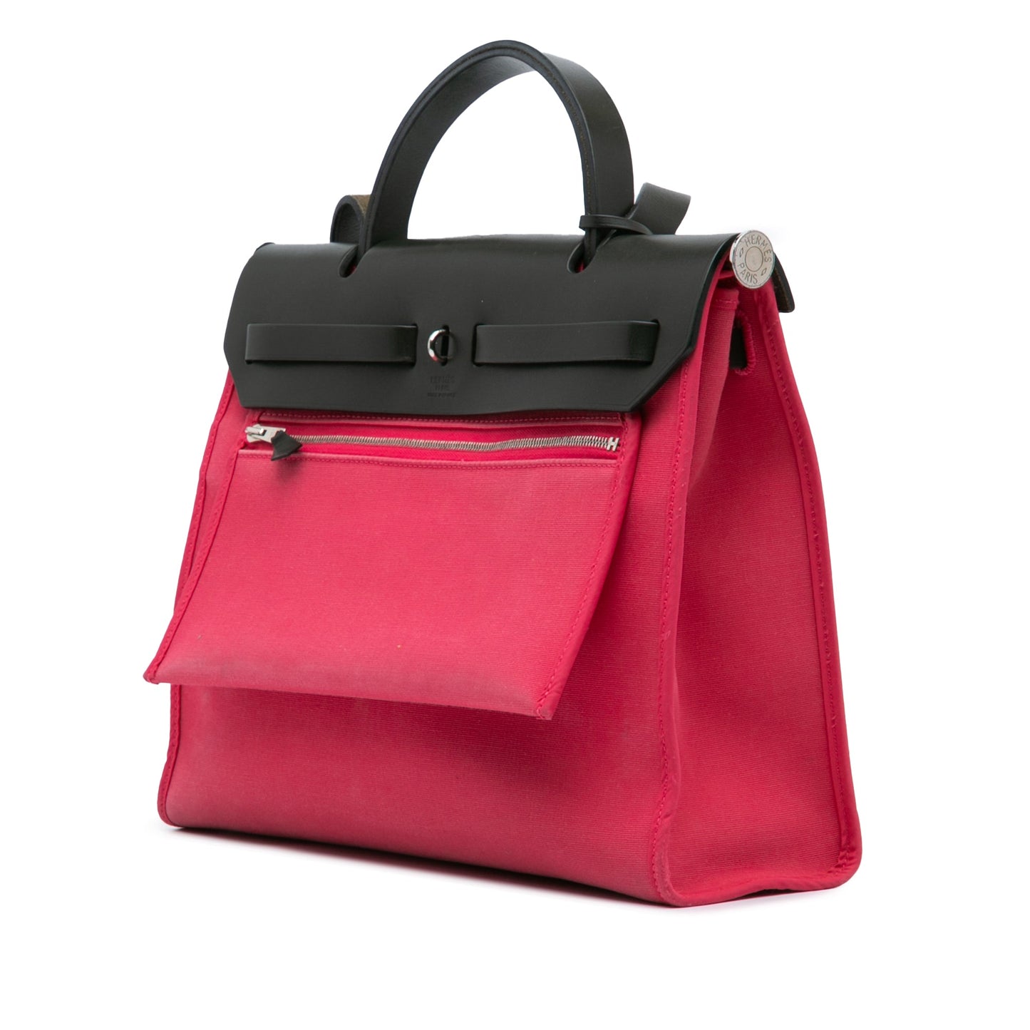 Hermès Toile Herbag Zip 31 Pink