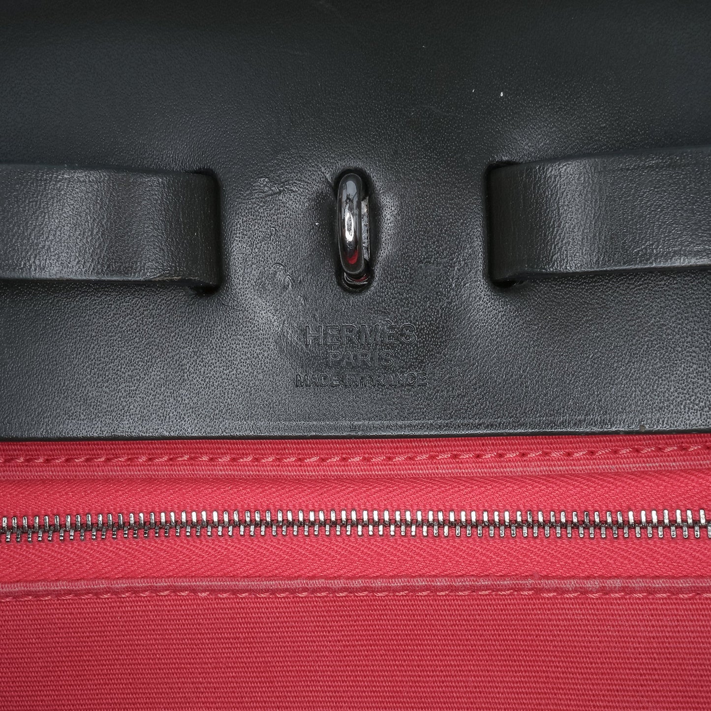 Hermès Toile Herbag Zip 31 Pink