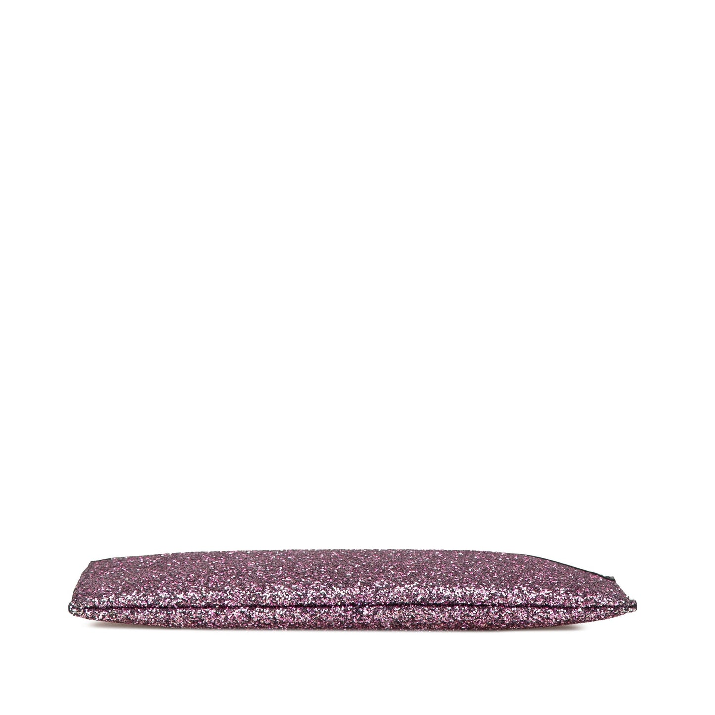 Saint Laurent Glittered Leather Zipped Tablet Pouch Pink