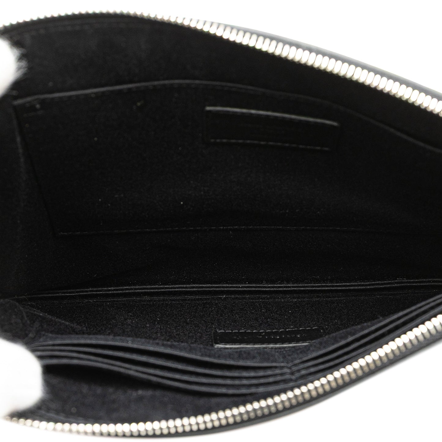 Saint Laurent Glittered Leather Zipped Tablet Pouch Pink