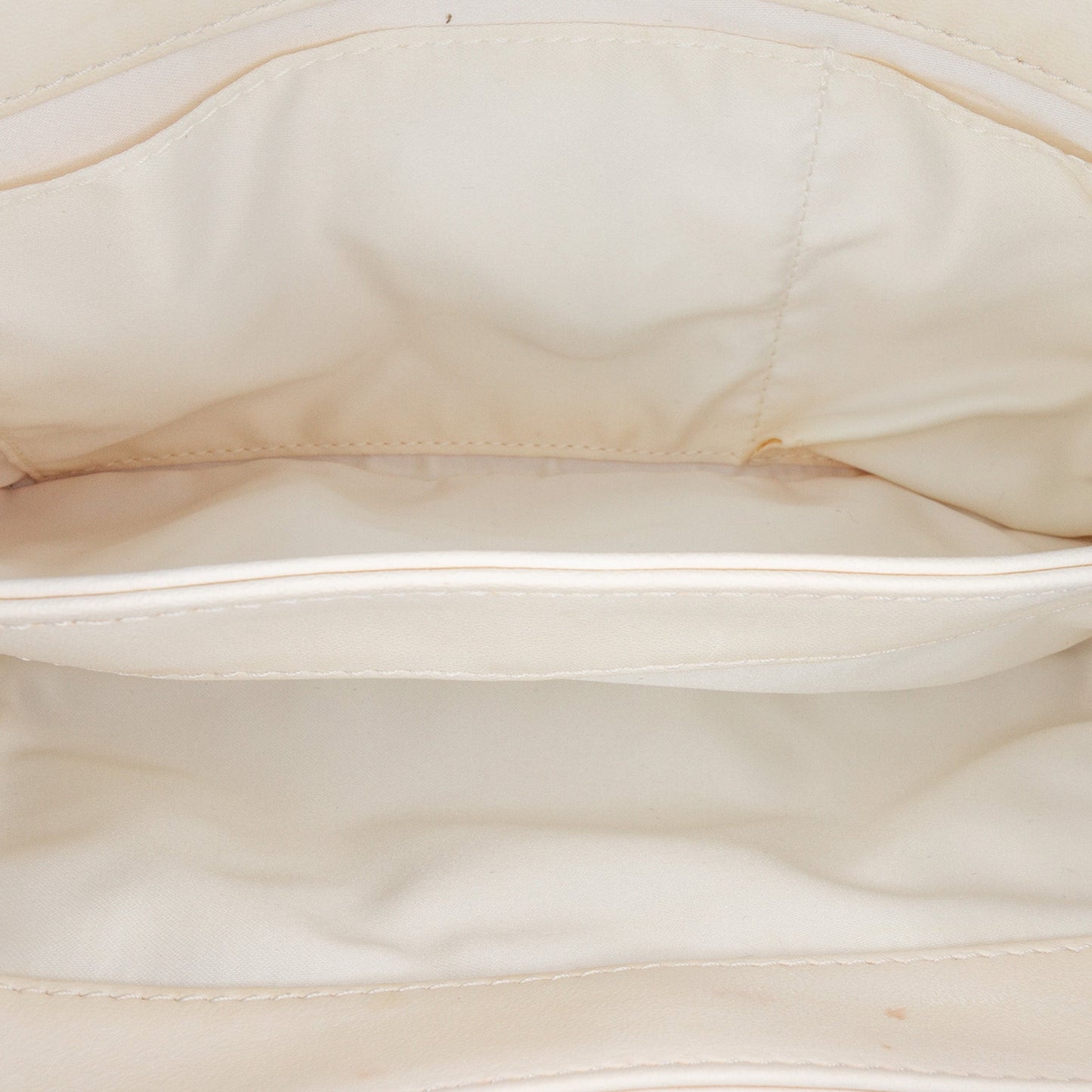 Chanel Medium Quilted Lambskin 3 Accordion Flap White
