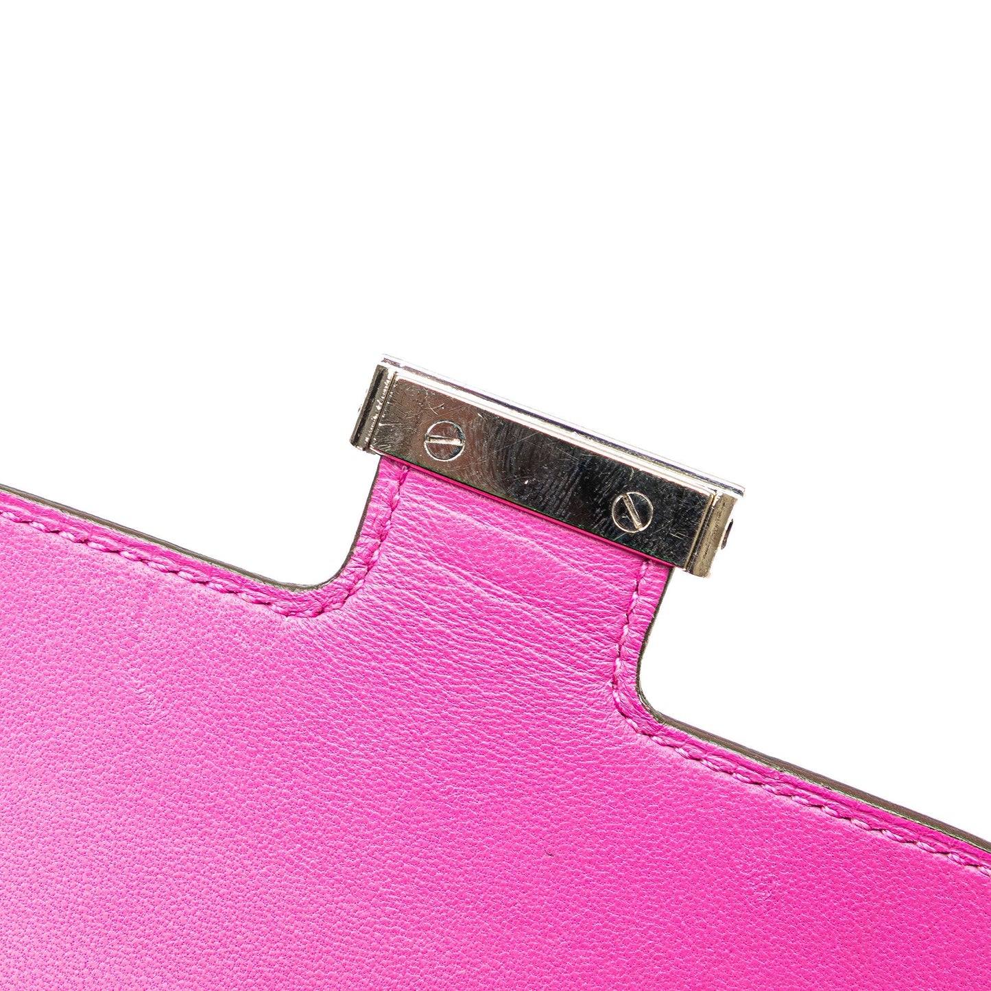 Hermès Epsom Constance Compact Wallet Pink