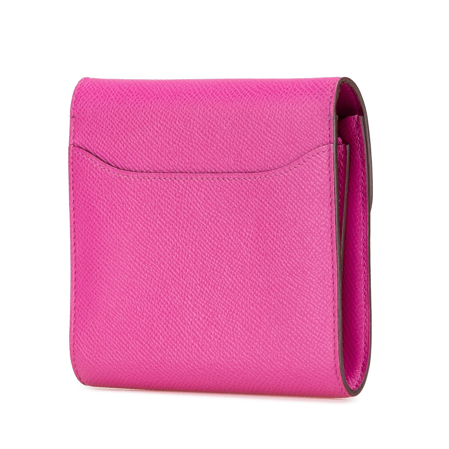 Hermès Epsom Constance Compact Wallet Pink