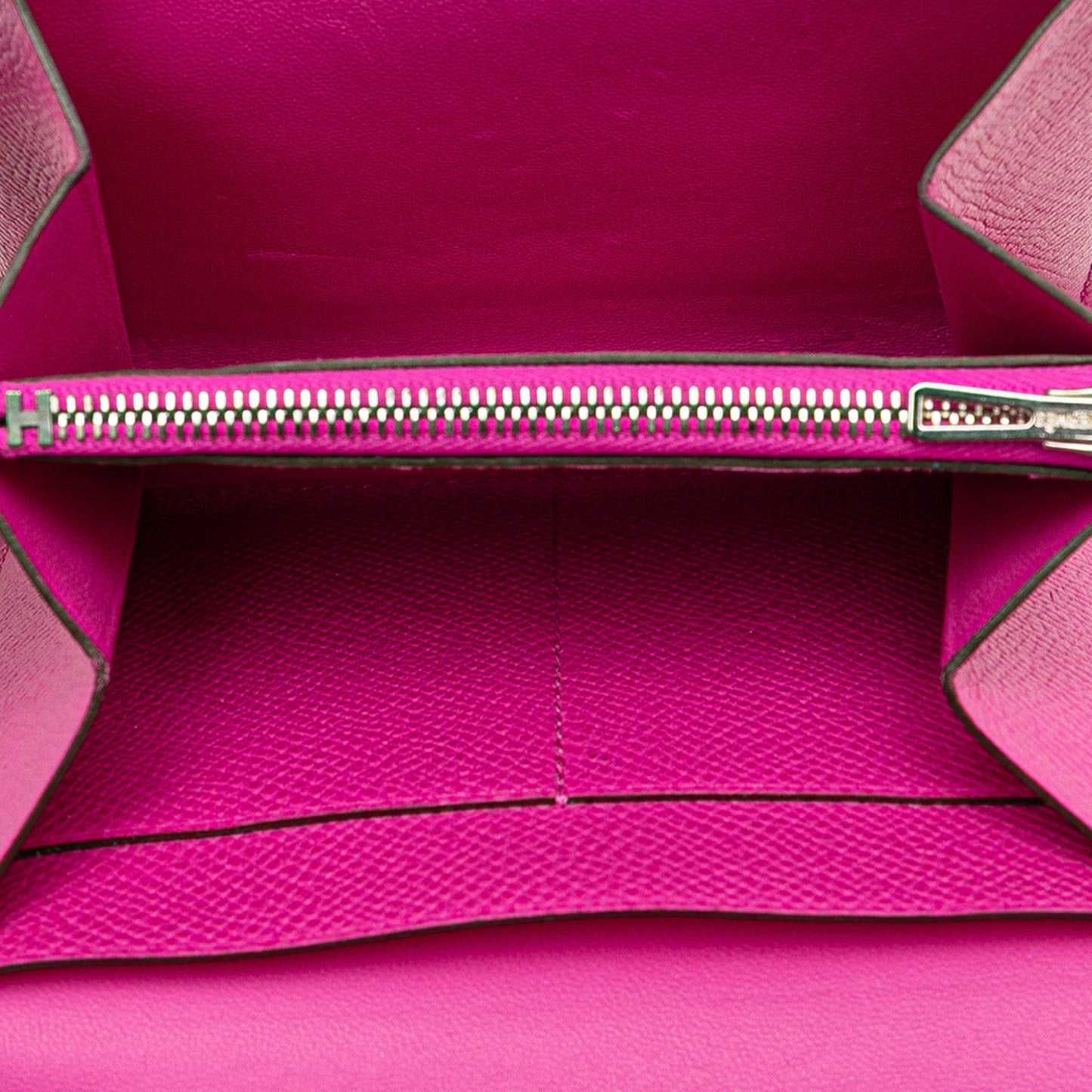 Hermès Epsom Constance Compact Wallet Pink