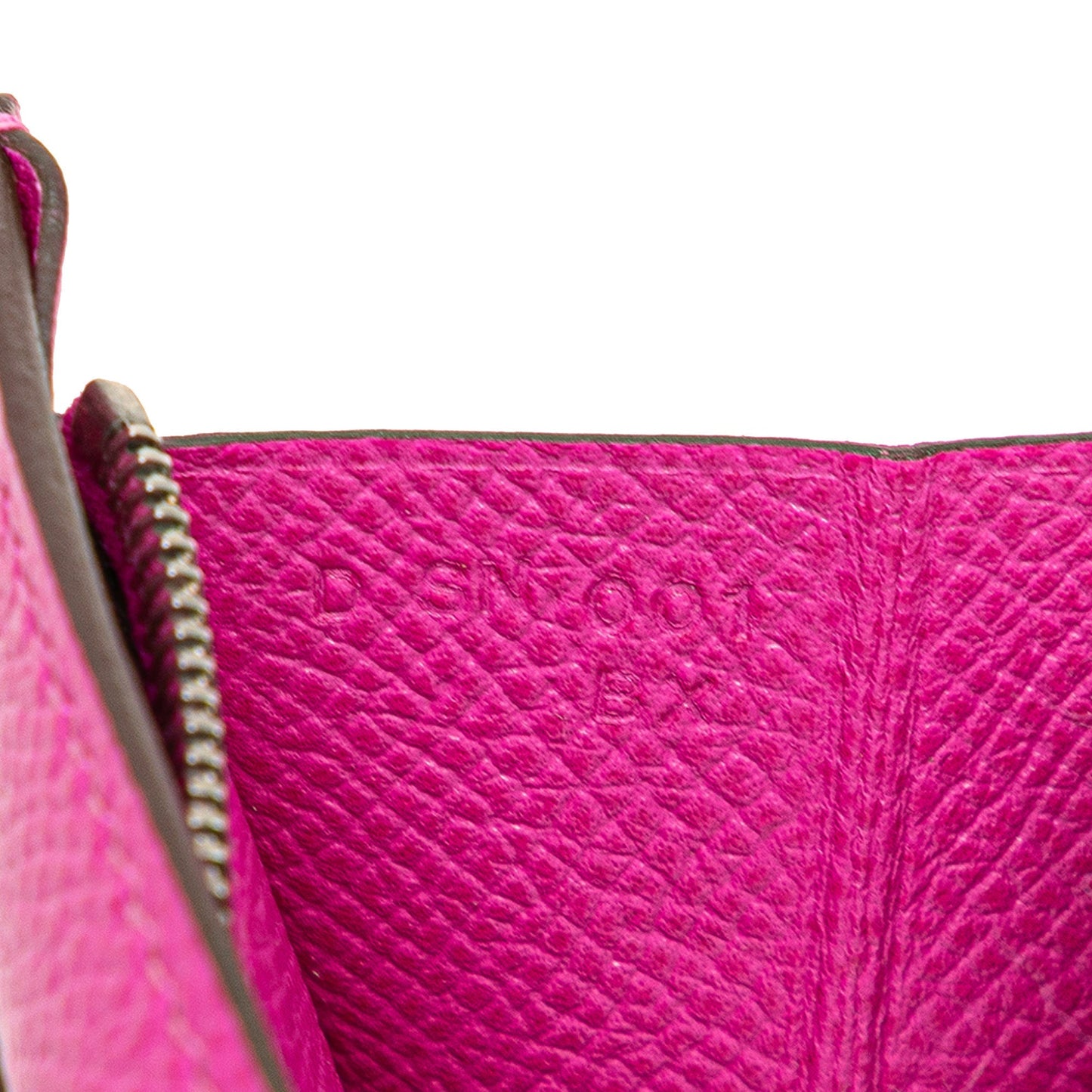 Hermès Epsom Constance Compact Wallet Pink