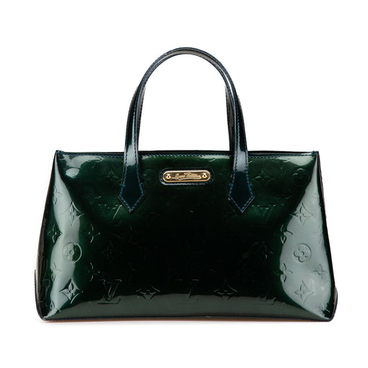 Louis Vuitton Monogram Vernis Wilshire PM Green