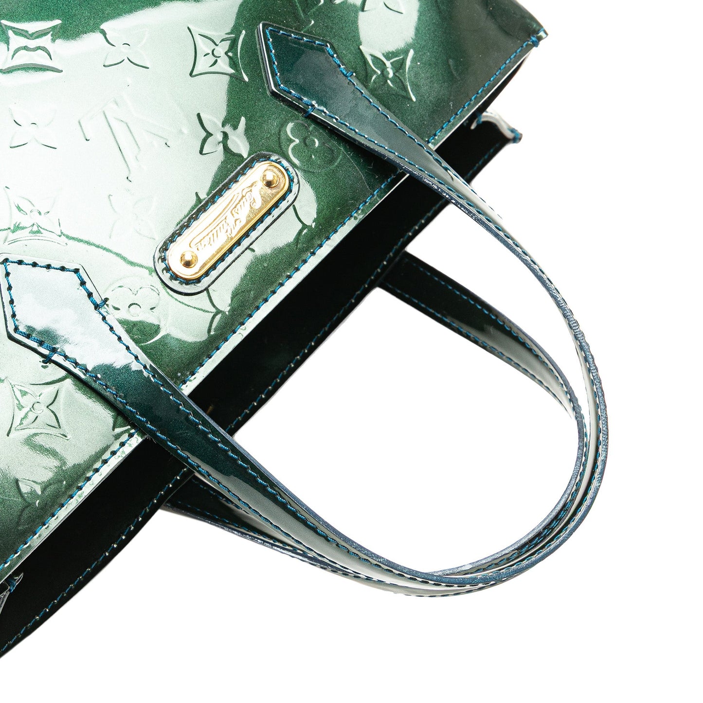 Louis Vuitton Monogram Vernis Wilshire PM Green
