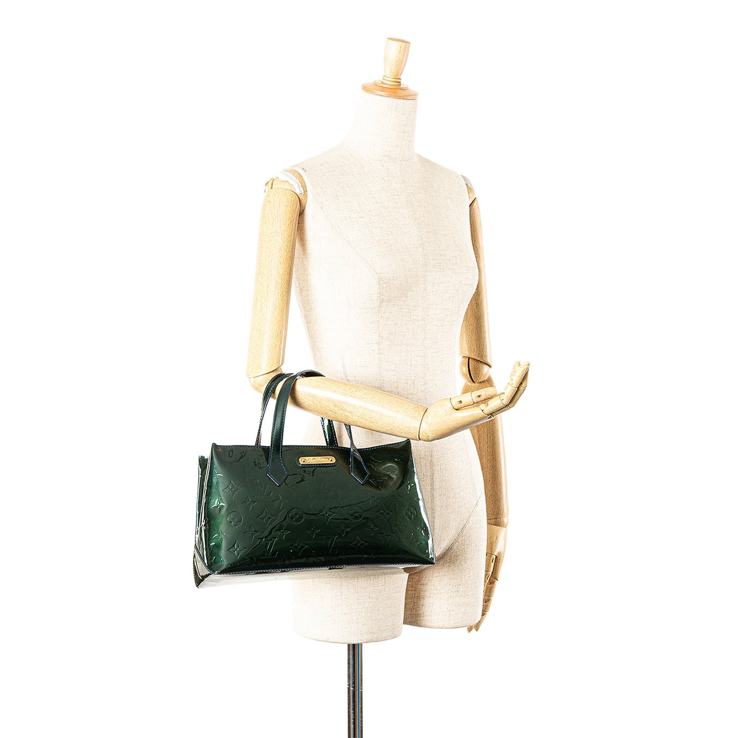 Louis Vuitton Monogram Vernis Wilshire PM Green