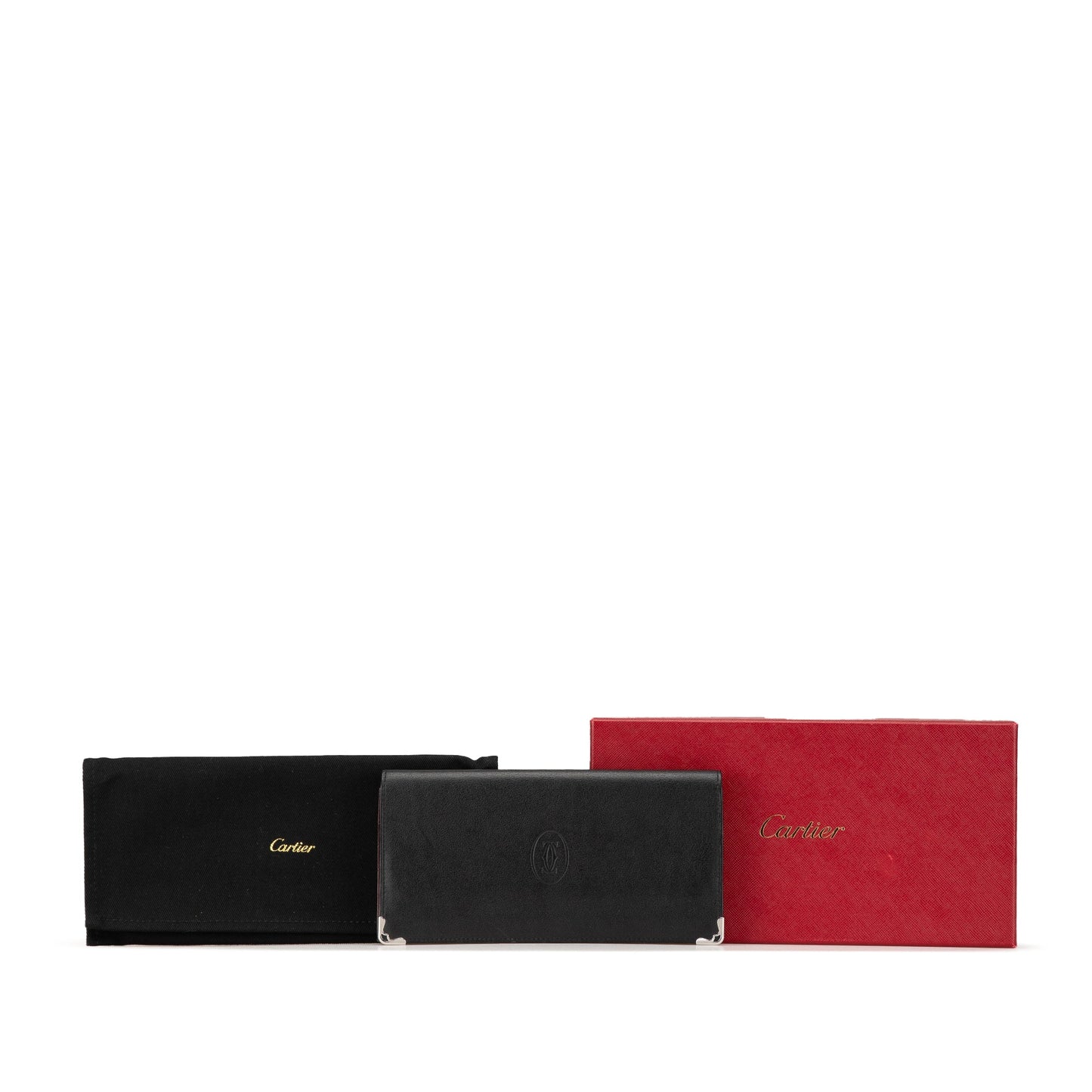Cartier Leather Must De Cartier Wallet Black