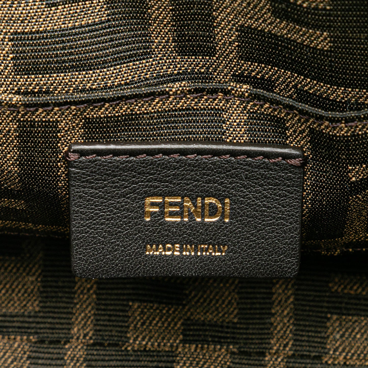 Fendi Mini Leather By The Way Roma Satchel Green