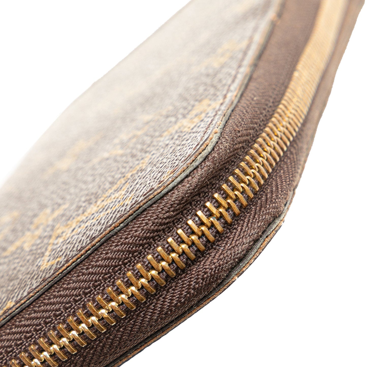 Louis Vuitton Monogram Zippy Long Wallet Brown