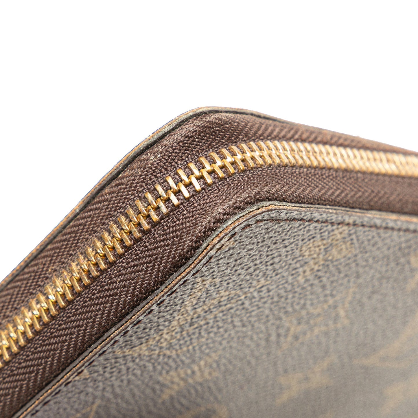 Louis Vuitton Monogram Zippy Long Wallet Brown
