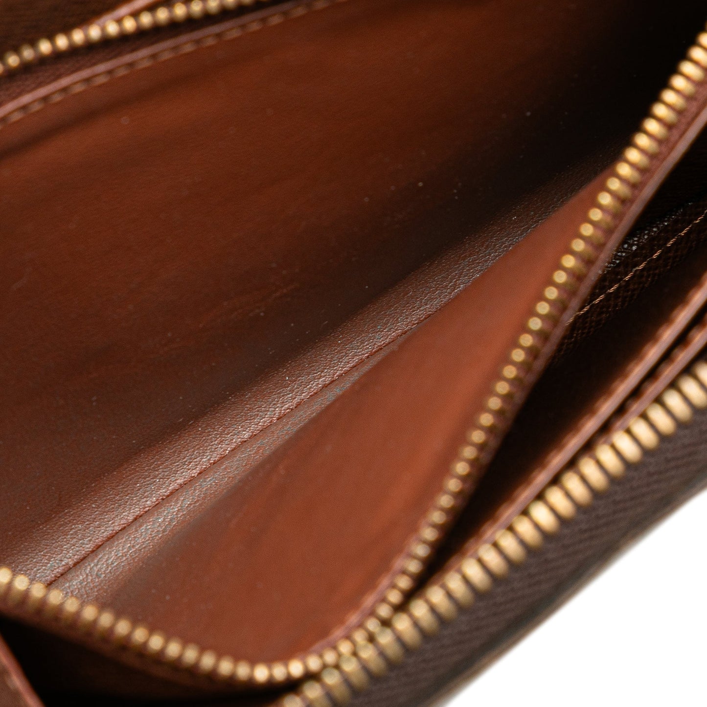 Louis Vuitton Monogram Zippy Long Wallet Brown
