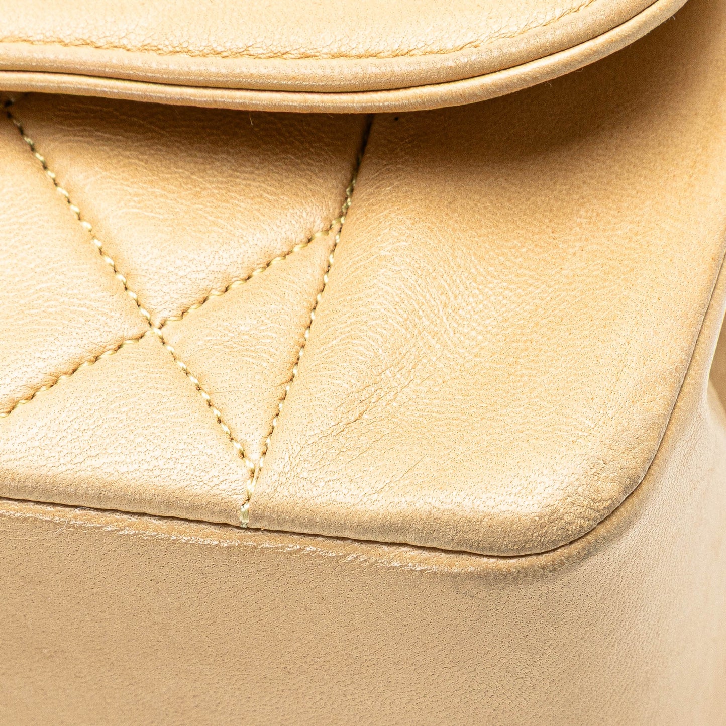 Chanel Medium Lambskin Diana Full Flap Brown