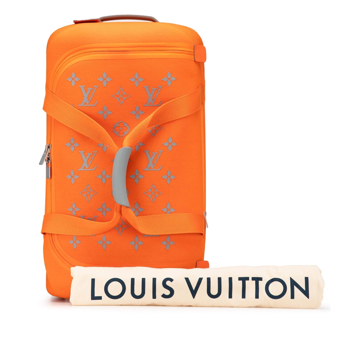 Louis Vuitton Monogram Horizon Soft Duffle 55 Orange