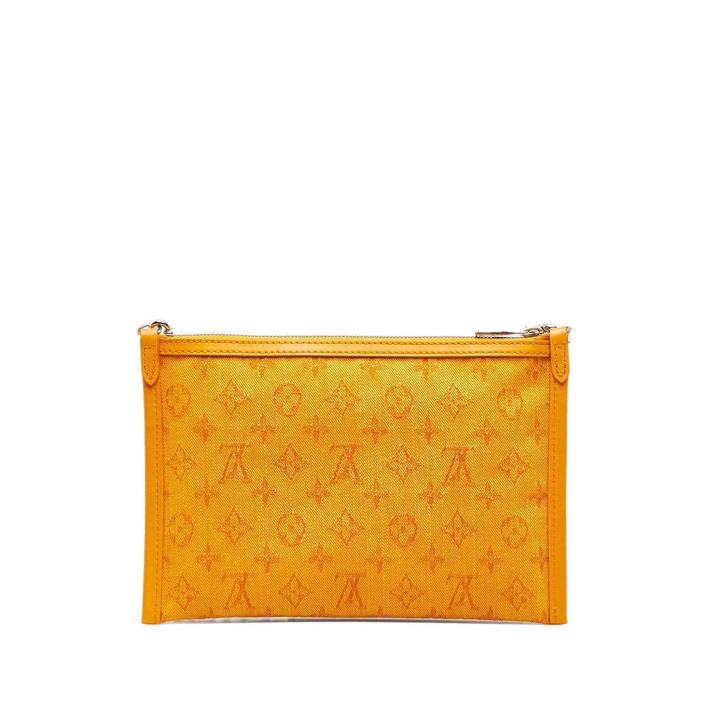 Louis Vuitton Monogram Antartica Double Flat Messenger Gray