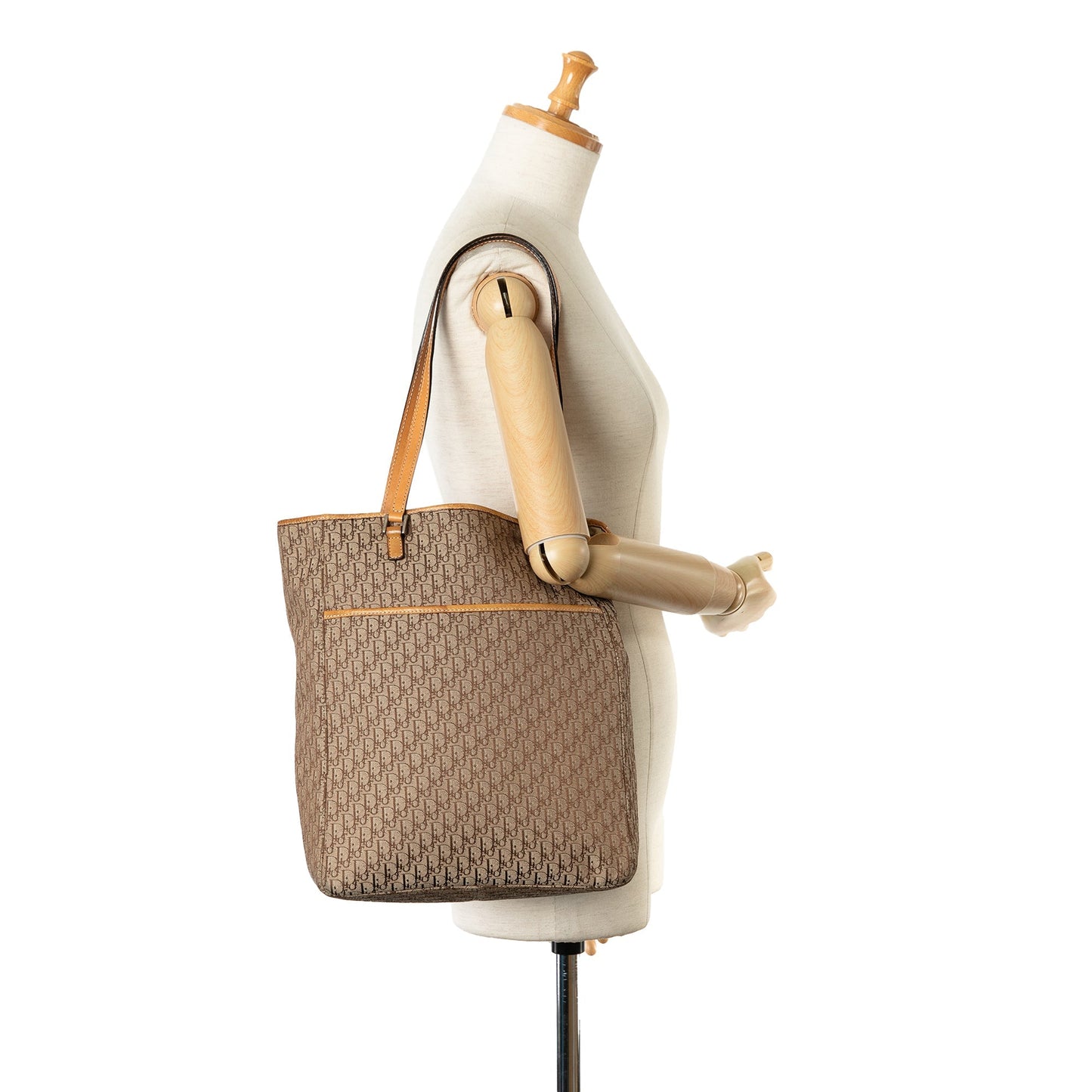 Dior Diorissimo Canvas Tote Brown