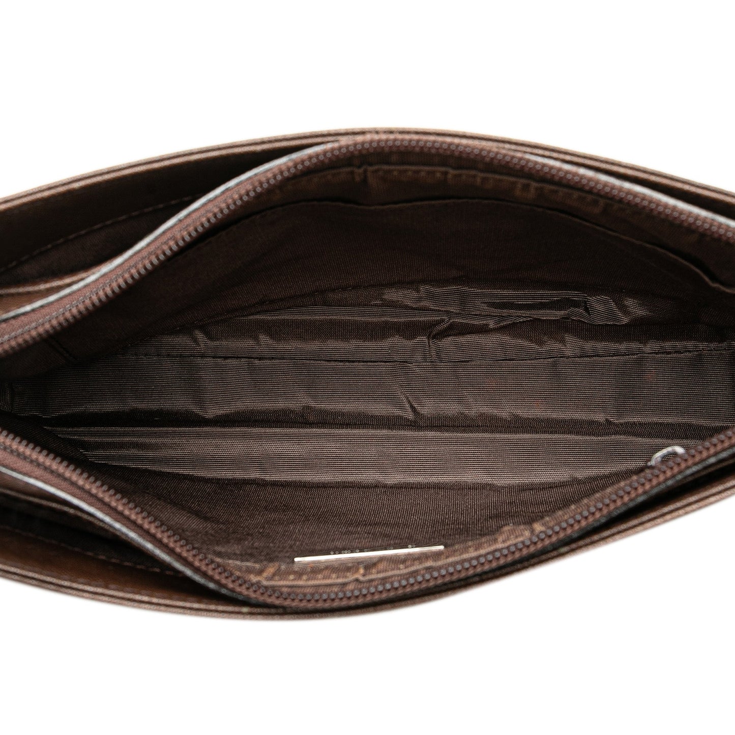 Burberry House Check Canvas Crossbody Brown