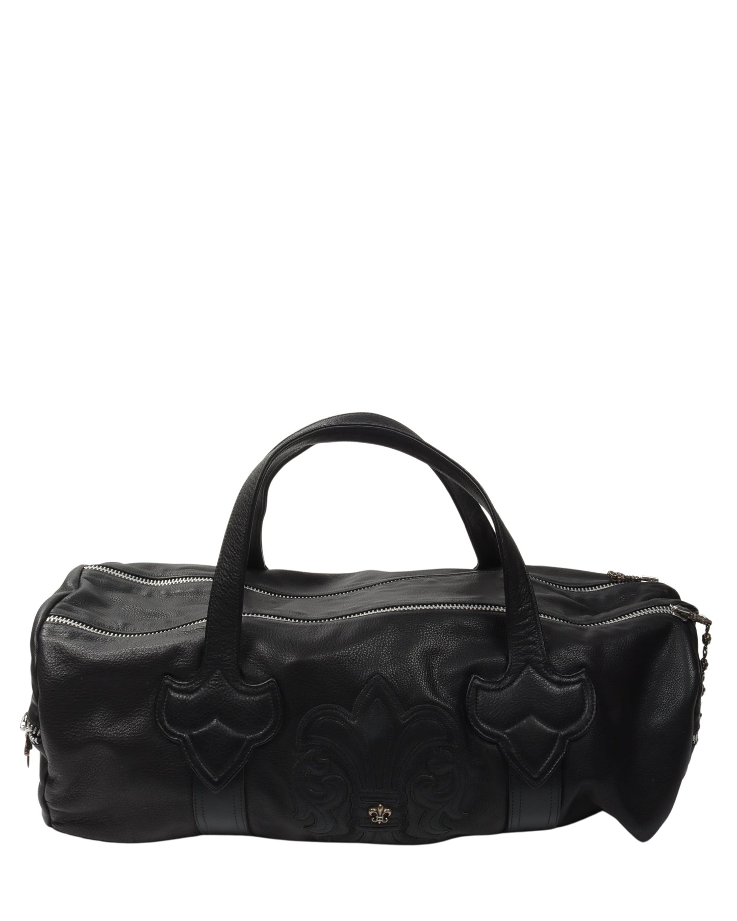 Large Embellished Fleur Duffle Bag
