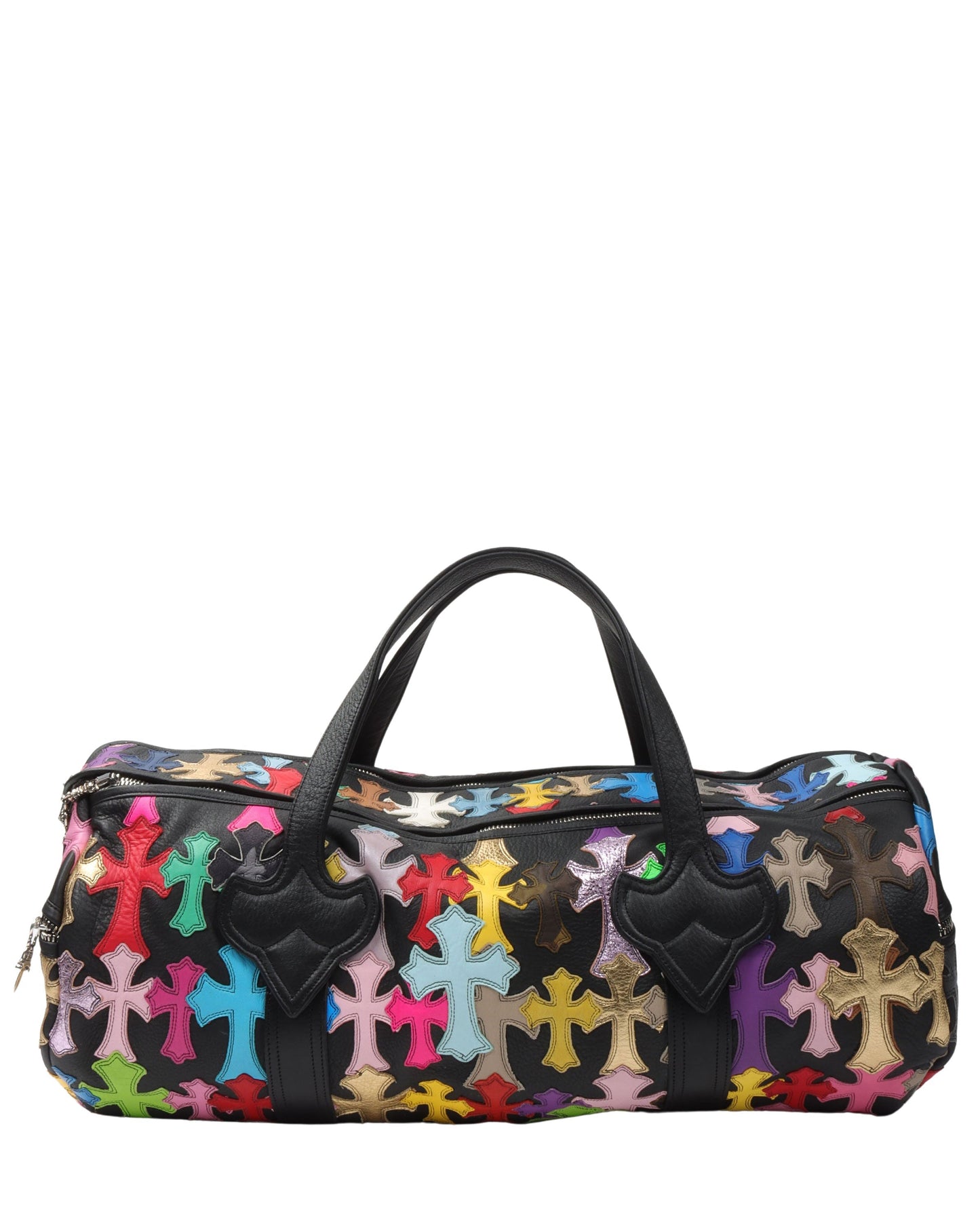 Multicolor Cross Patch Cemetery Large Duffle Bag